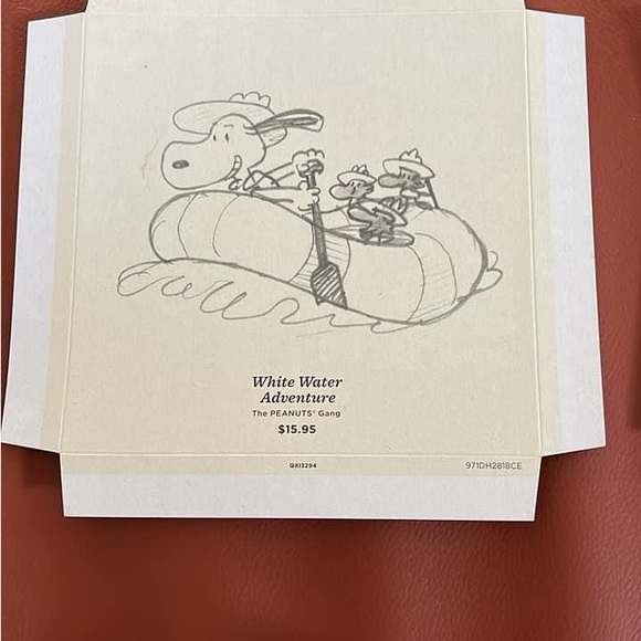 Peanuts 2016 Hallmark Display cardboard from ornament premiere/debut displays. - Picture 4 of 8